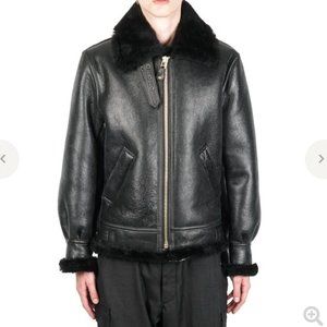 SCHOTT CLASSIC SHEEP SKIN LEATHER BOMBER JACKET size 40